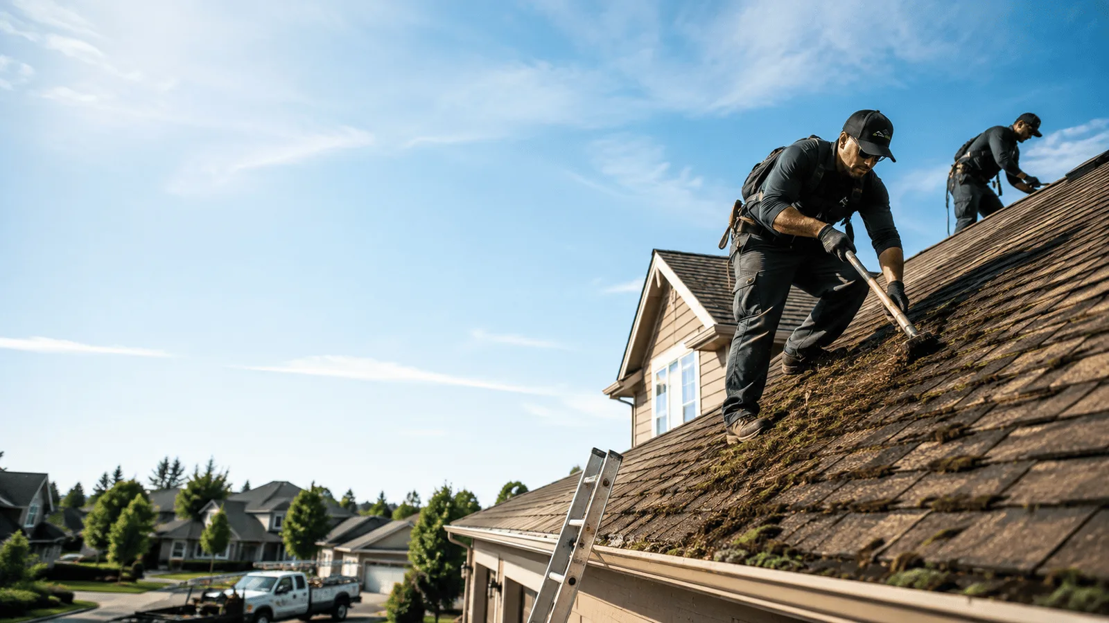 Roof Moss Removal in Streetman, TX near me